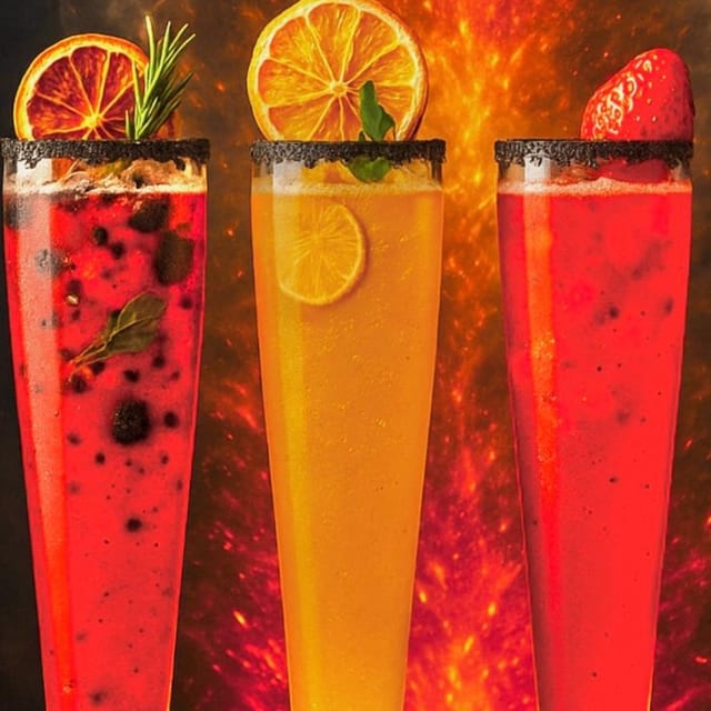 Berry Cooler - **Mocktail made with tequila zero proof**.