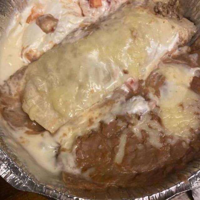 Lunch Jalisco Burrito.