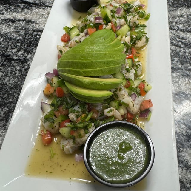 Shrimp Ceviche.