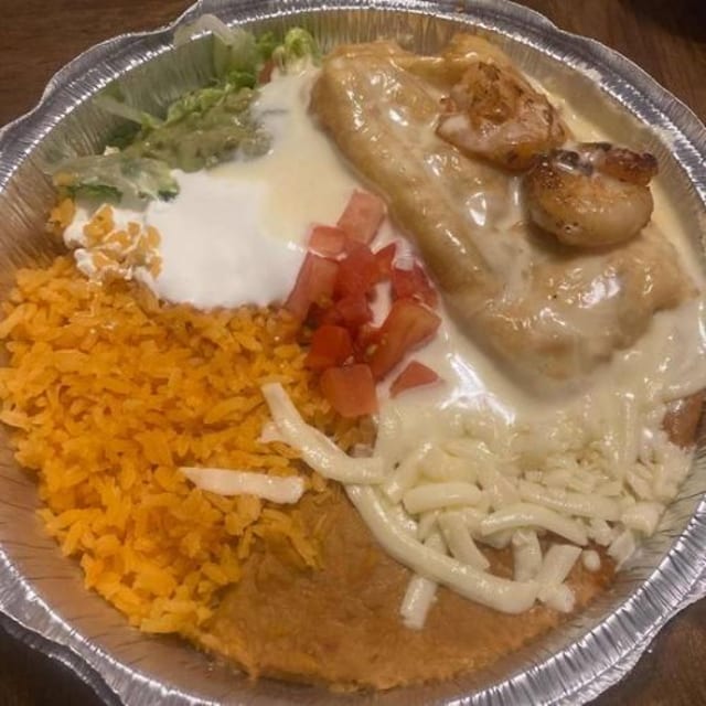 Shrimp Chimichanga.
